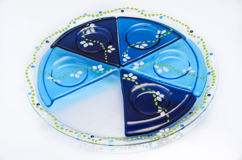 Modular Seder Plate Triangular Pieces - Image 2