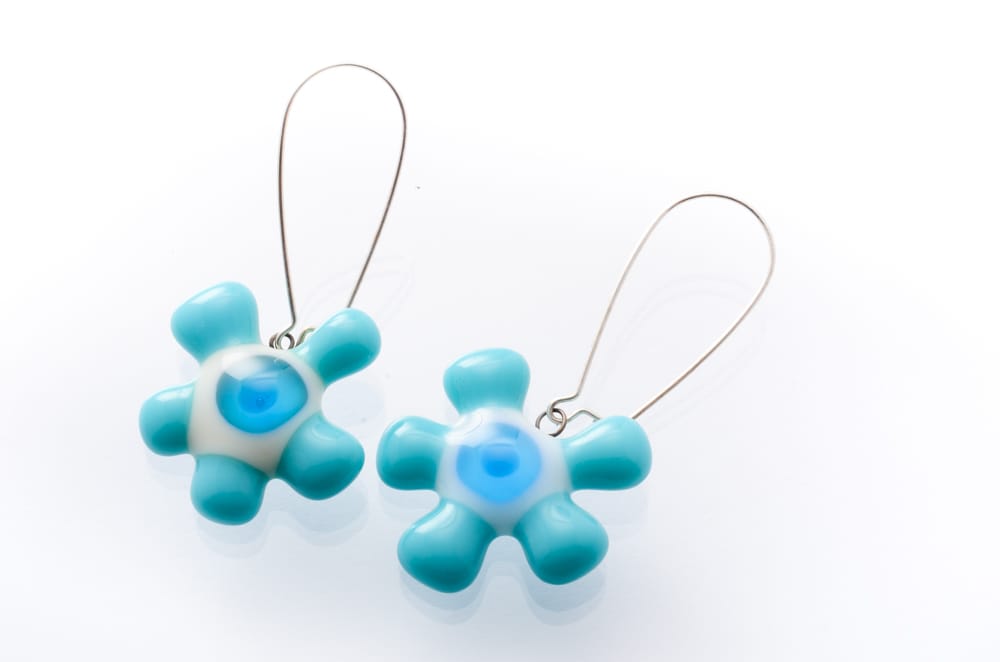 Nurit Design -Turquoise Earrings