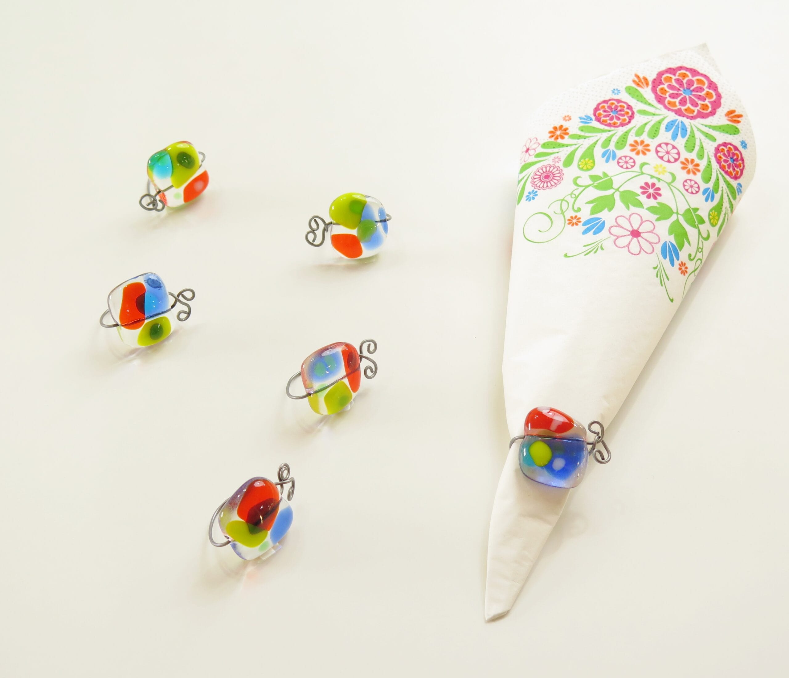 Colorful Butterfly Napkin Rings